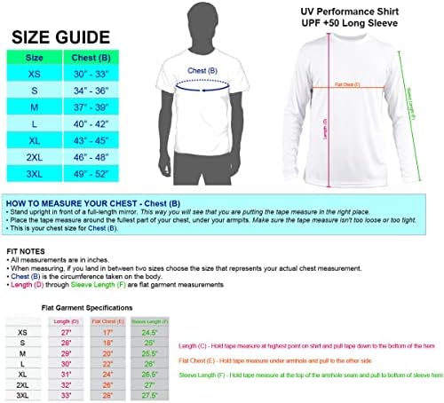 חולצת טריקו של כריש פטיש טרופי: חולצת הגנה על שרוול ארוך של Mens UV | צלילה | דיג